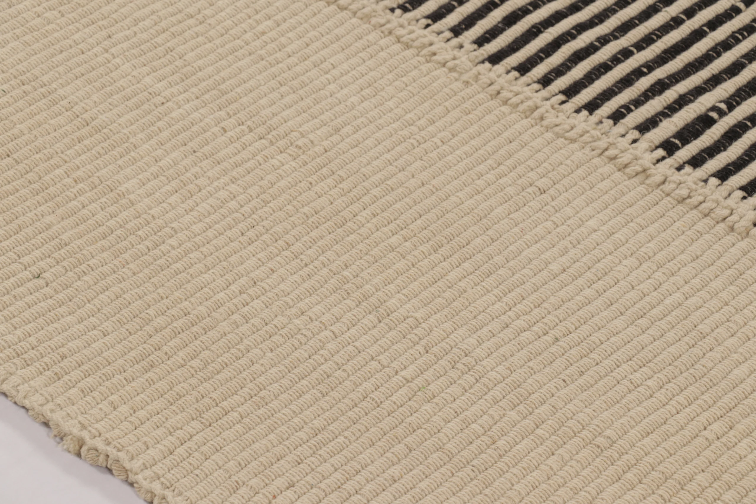 Modern Striped Kilim Rug