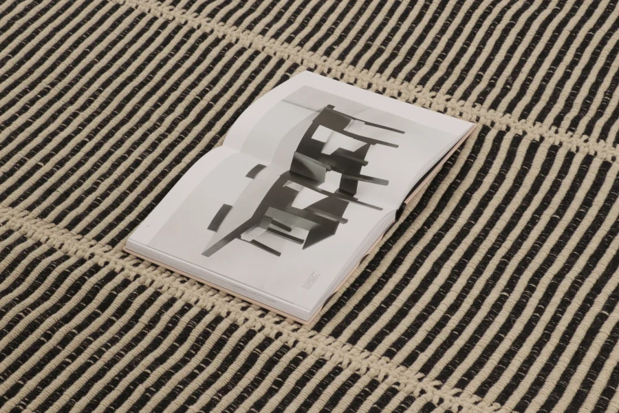 Modern Striped Kilim Rug