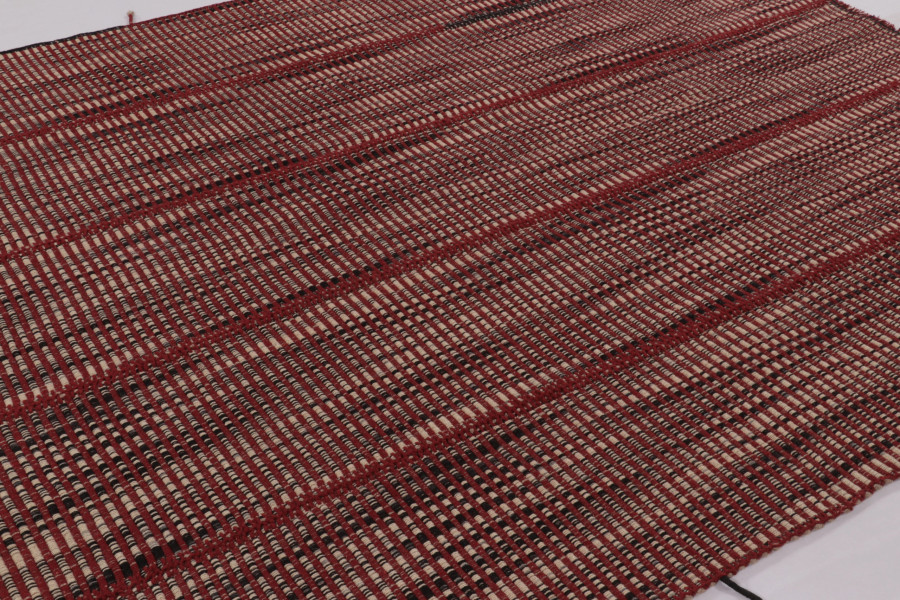 Modern Striped Kilim Rug