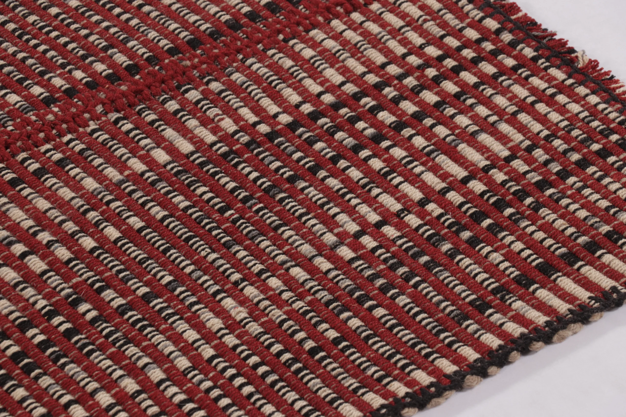 Modern Striped Kilim Rug