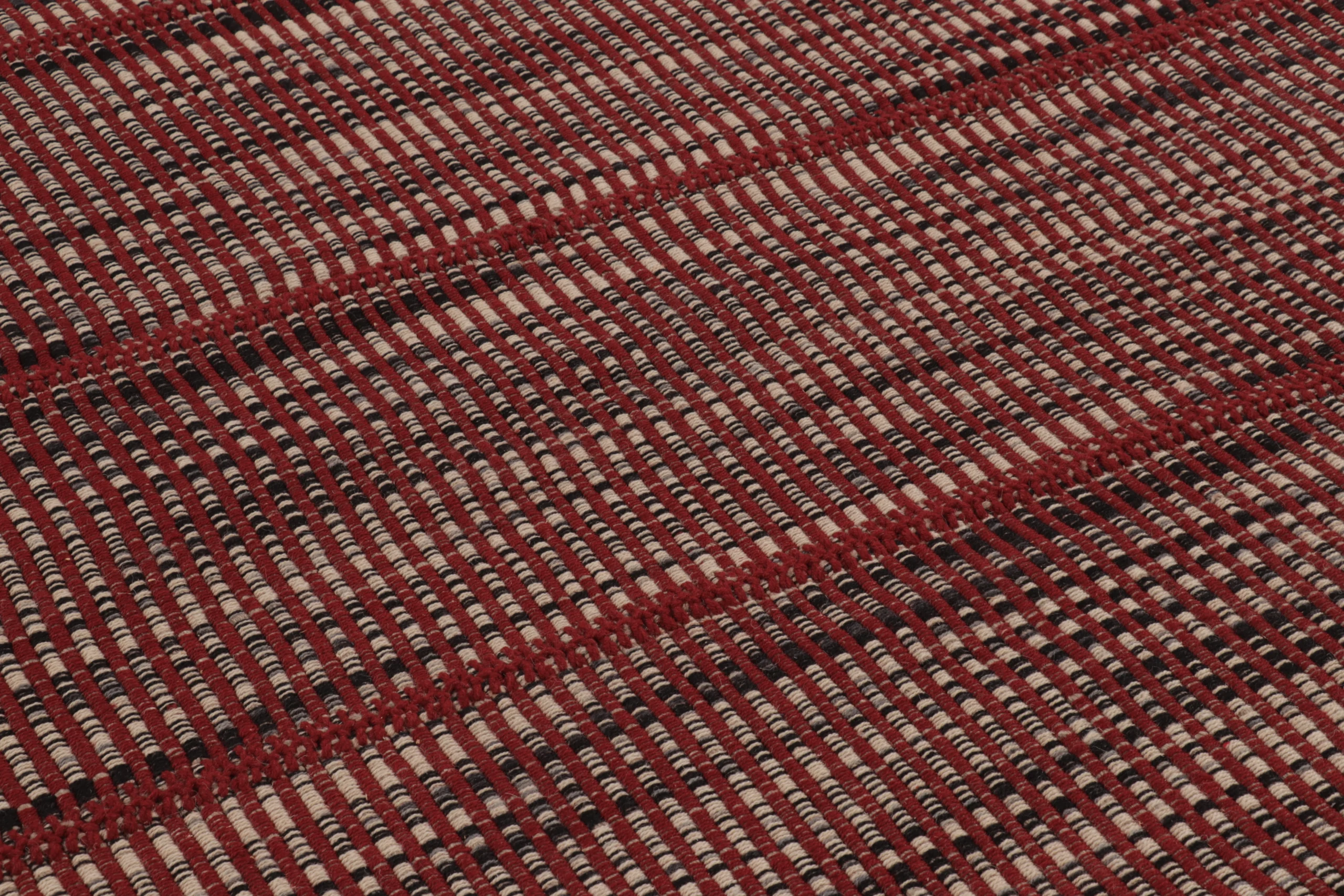 Modern Striped Kilim Rug