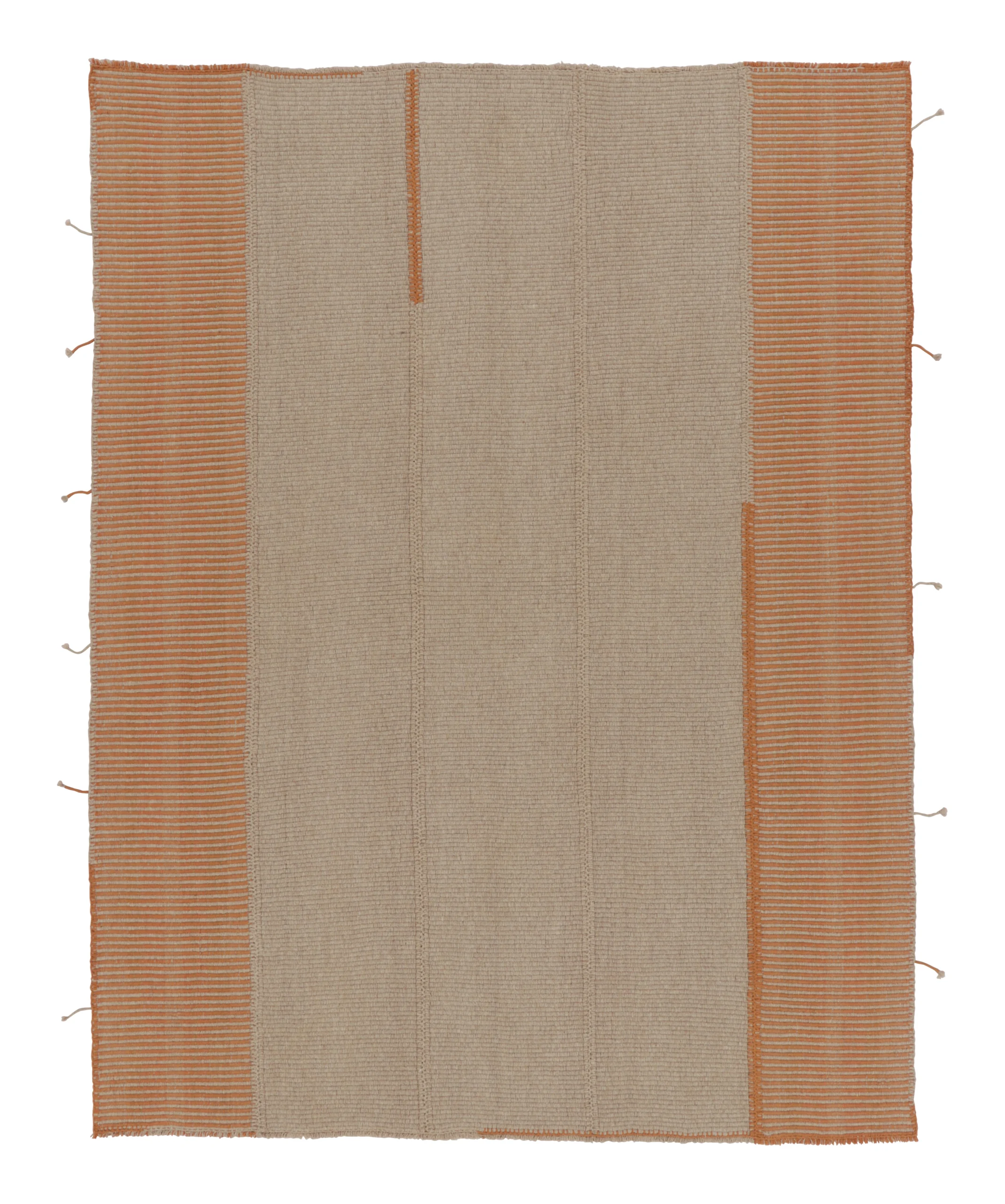 Modern Striped Kilim Rug