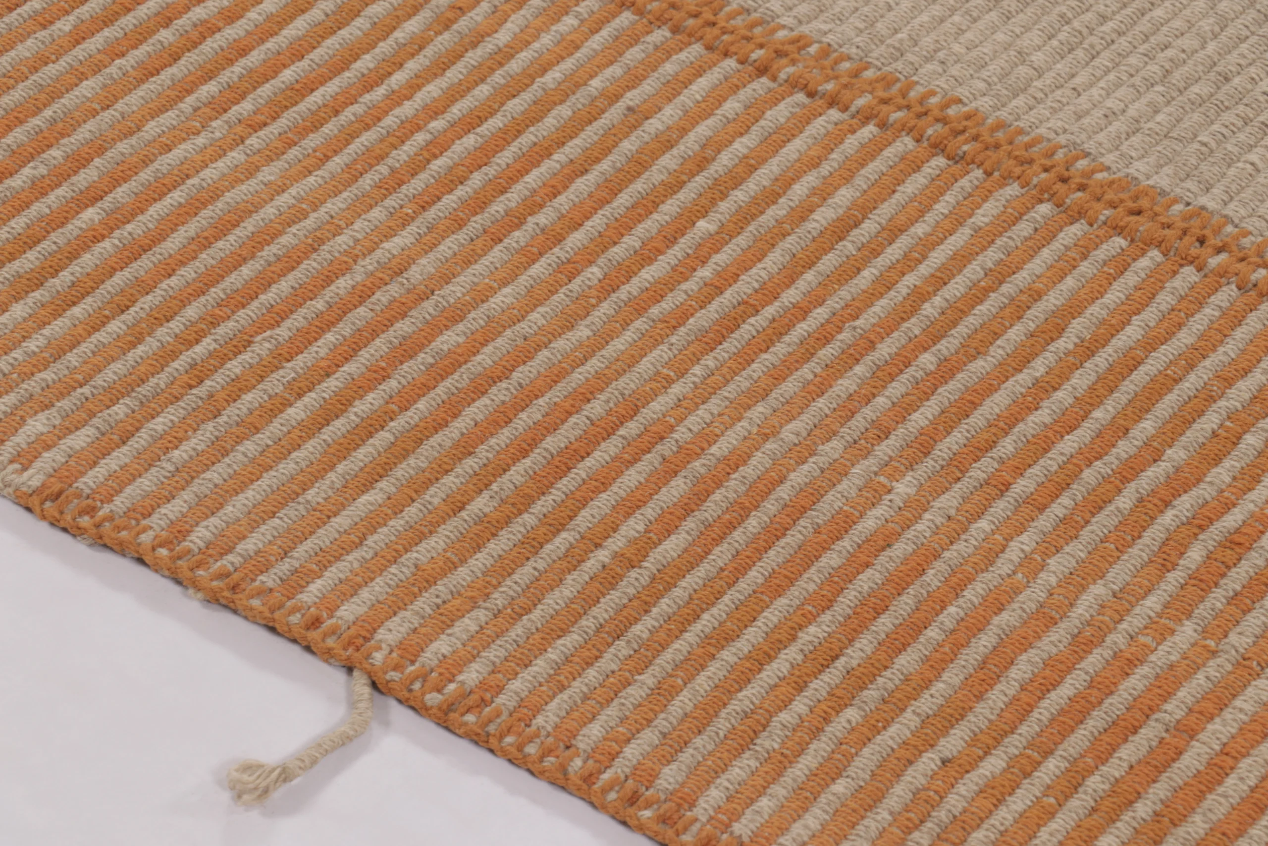 Modern Striped Kilim Rug