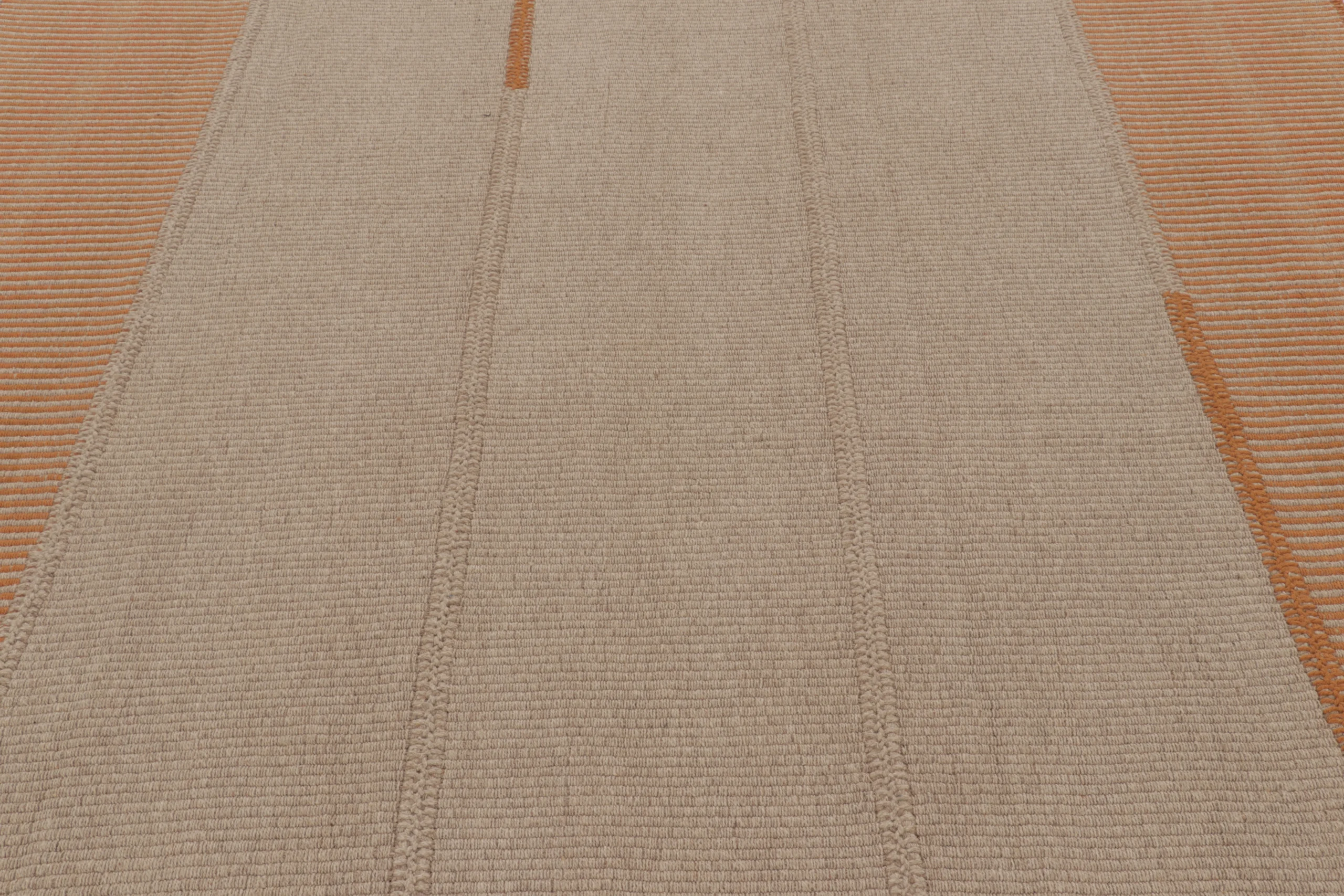 Modern Striped Kilim Rug