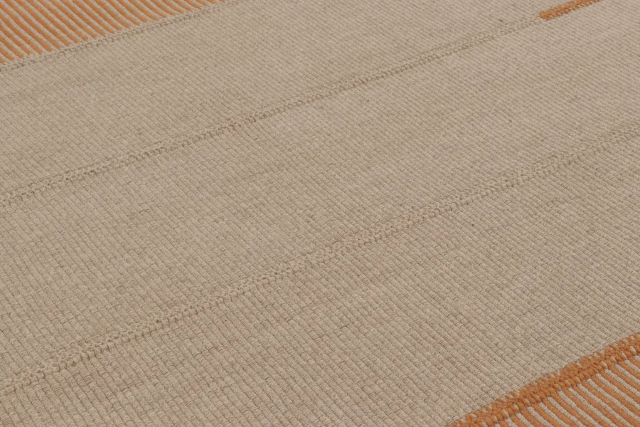 Modern Striped Kilim Rug