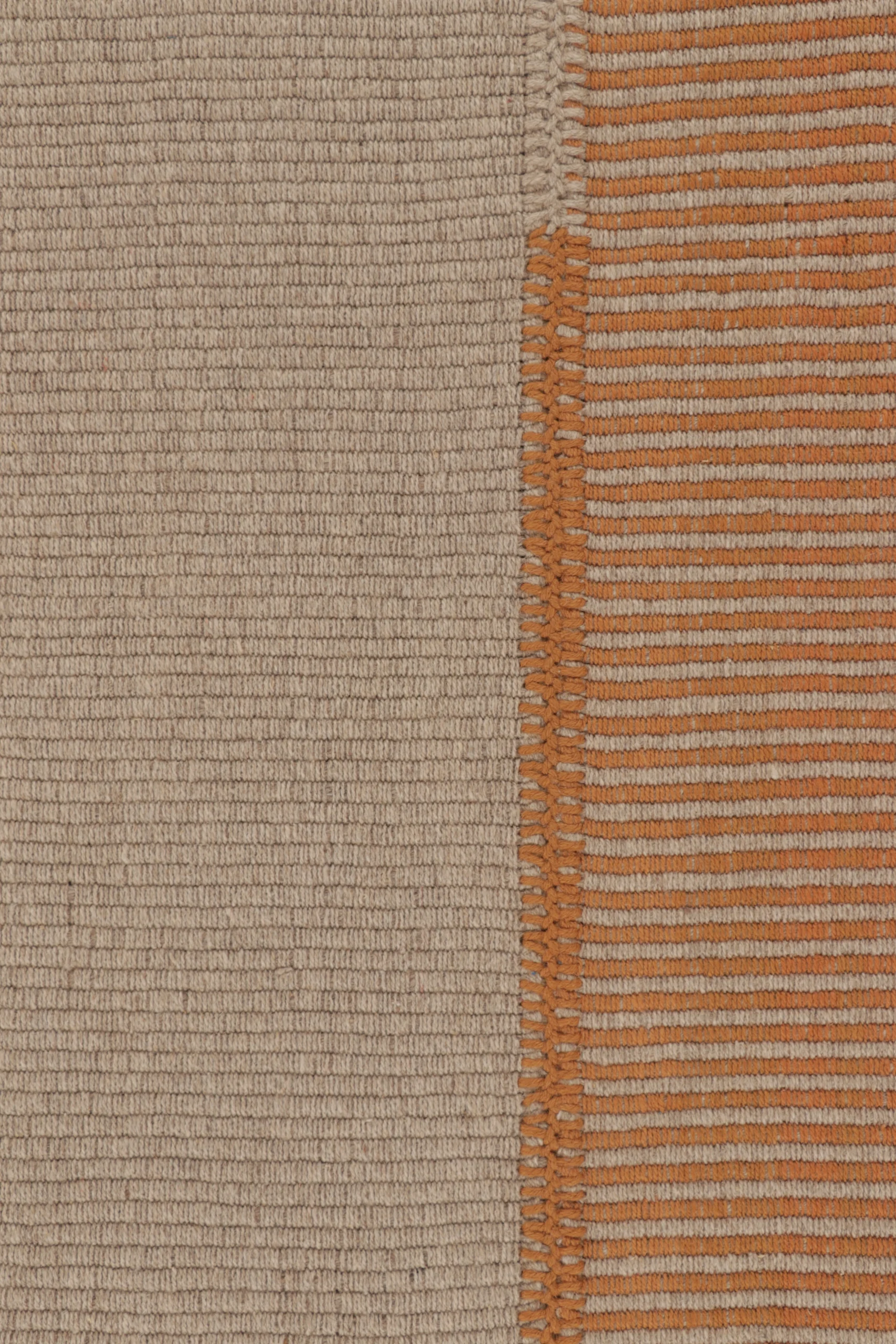 Modern Striped Kilim Rug