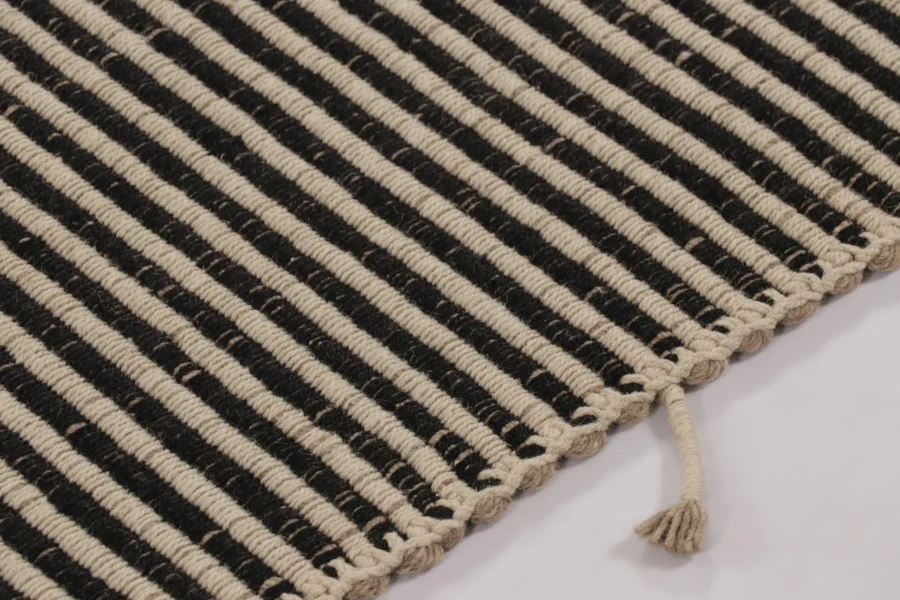 Modern Striped Kilim Rug
