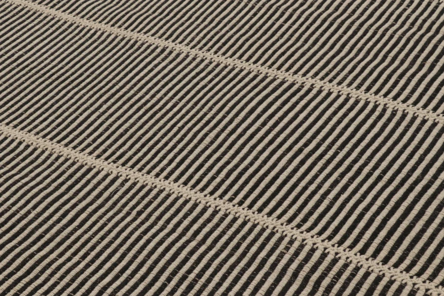 Modern Striped Kilim Rug