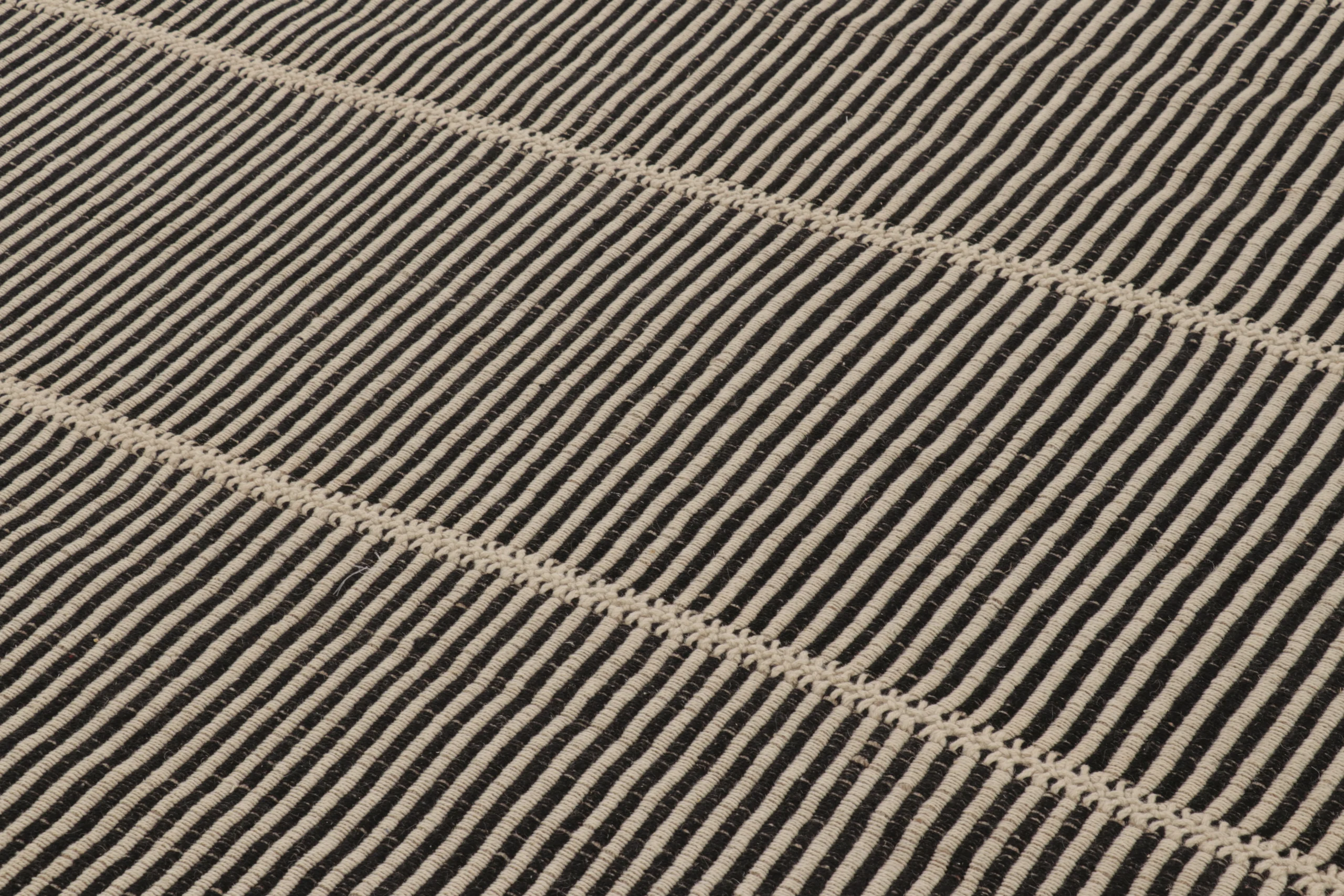 Modern Striped Kilim Rug