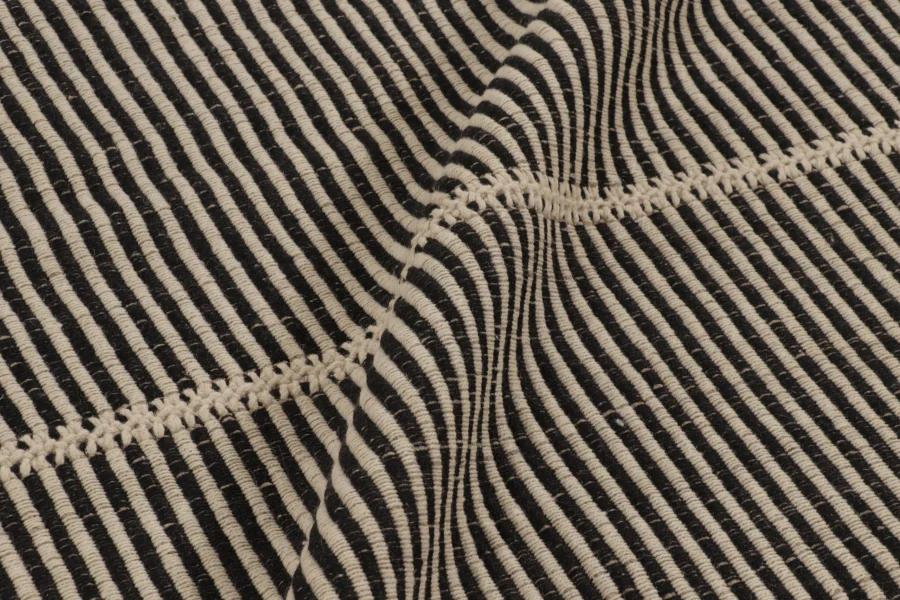 Modern Striped Kilim Rug