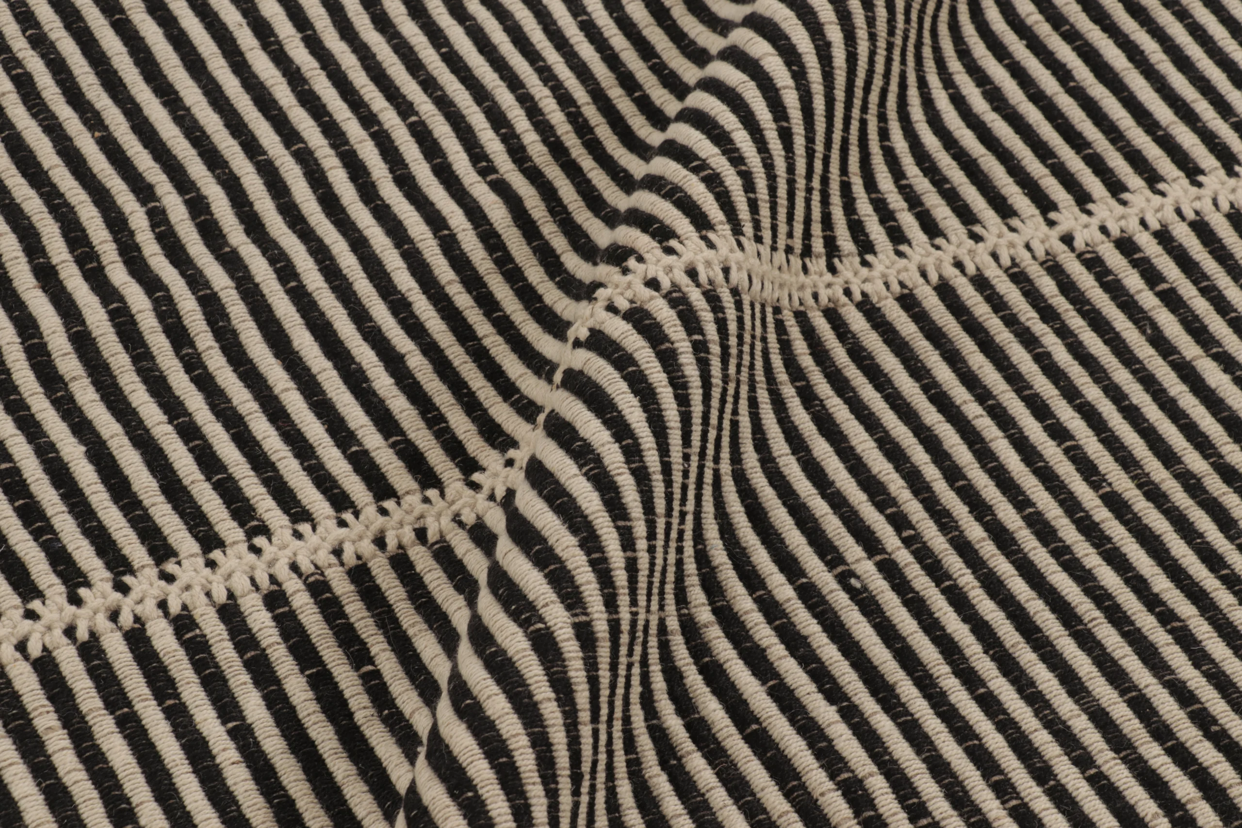 Modern Striped Kilim Rug