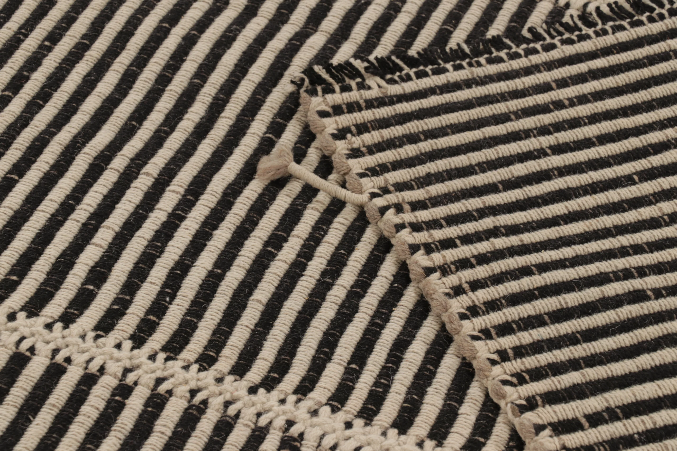 Modern Striped Kilim Rug