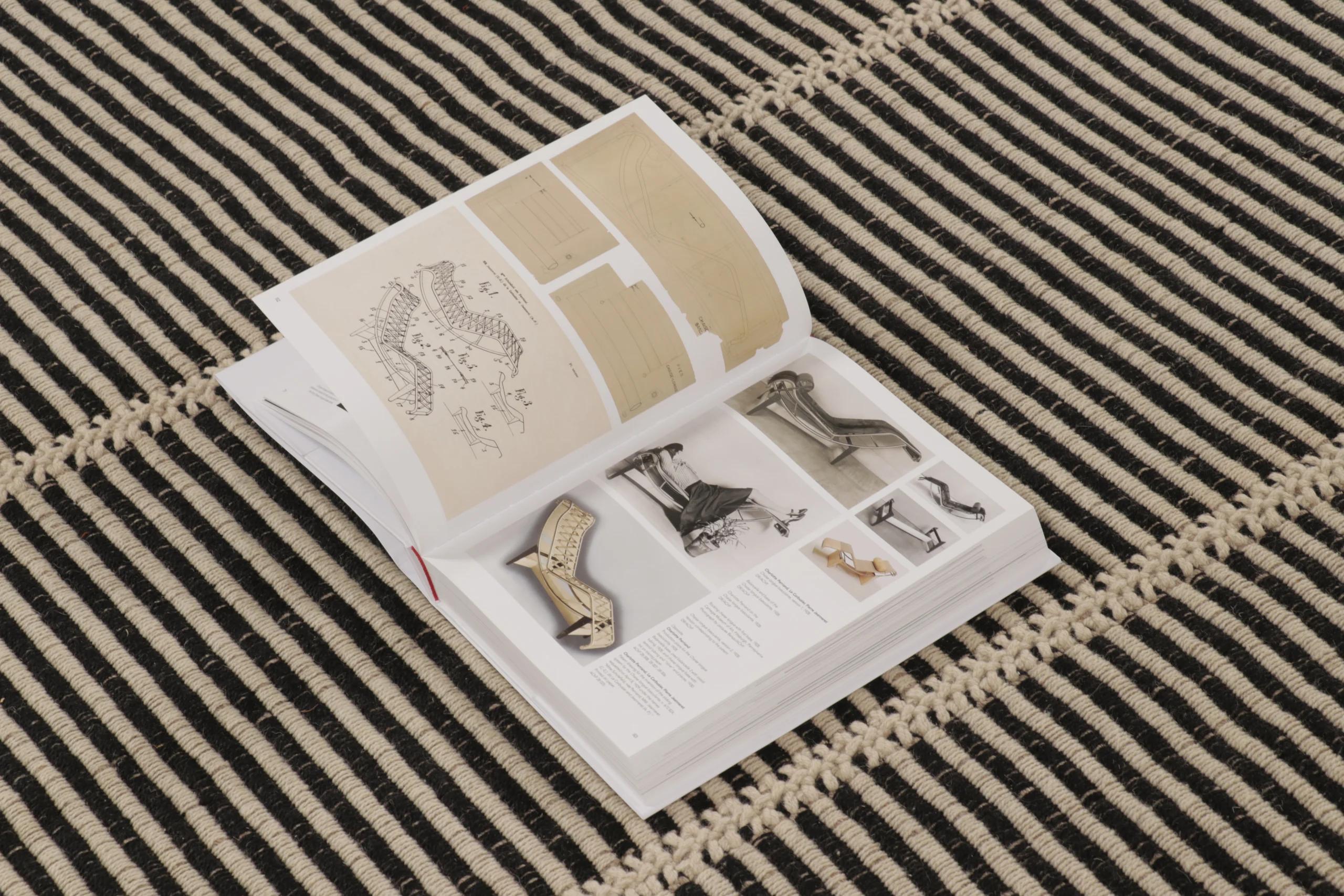 Modern Striped Kilim Rug