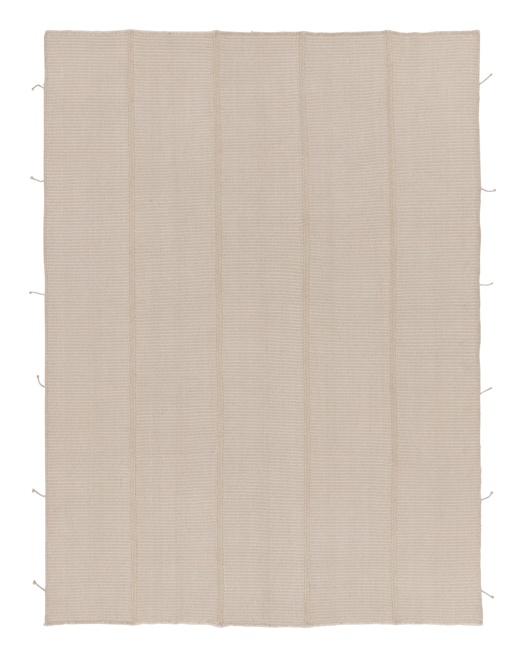 Modern Striped Kilim Rug