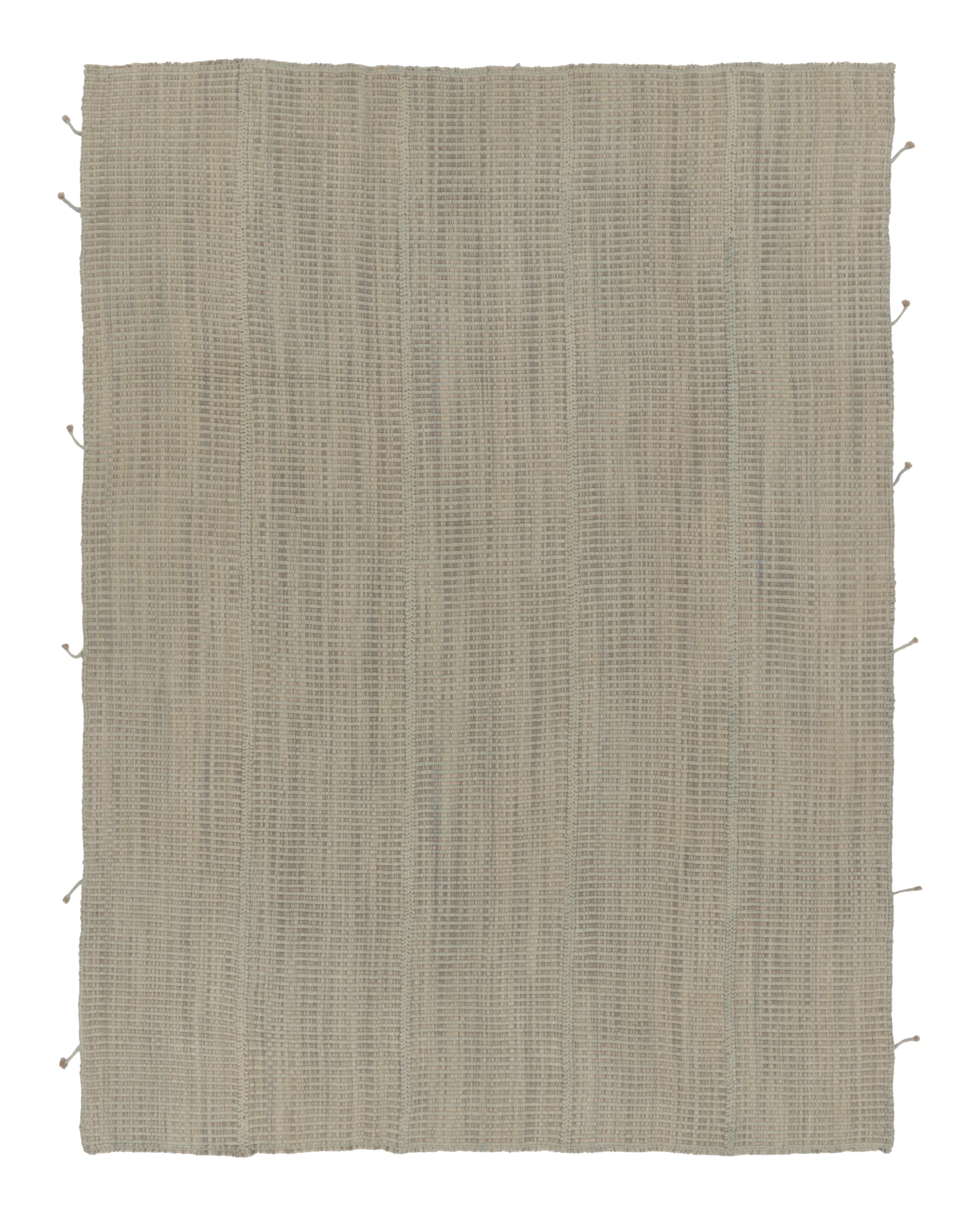 Modern Striped Kilim Rug
