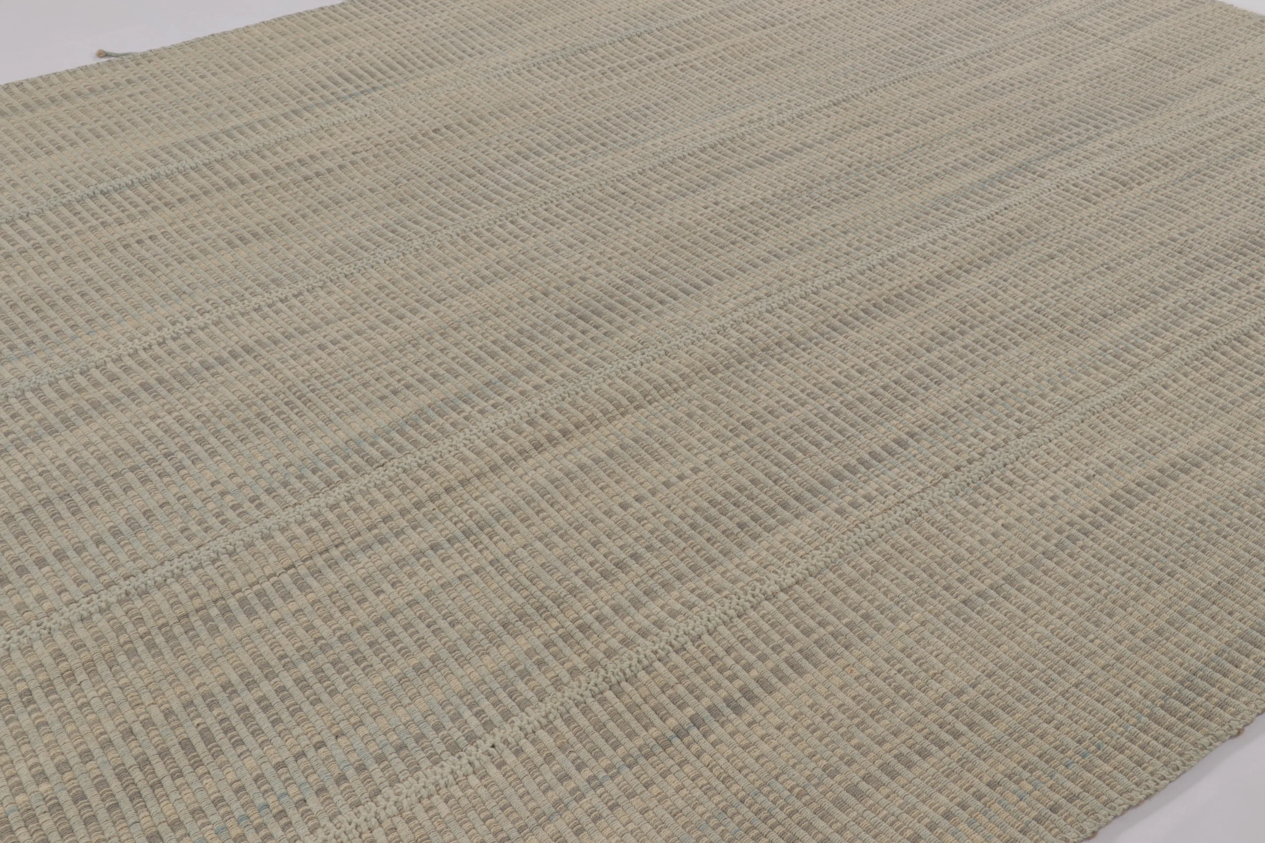 Modern Striped Kilim Rug