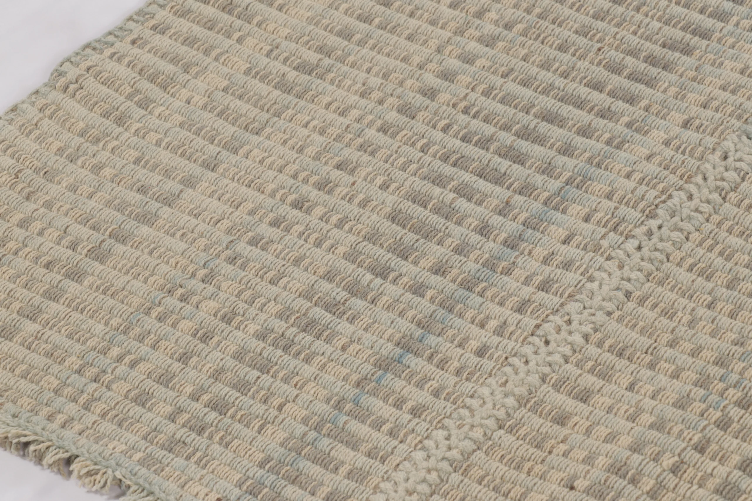 Modern Striped Kilim Rug