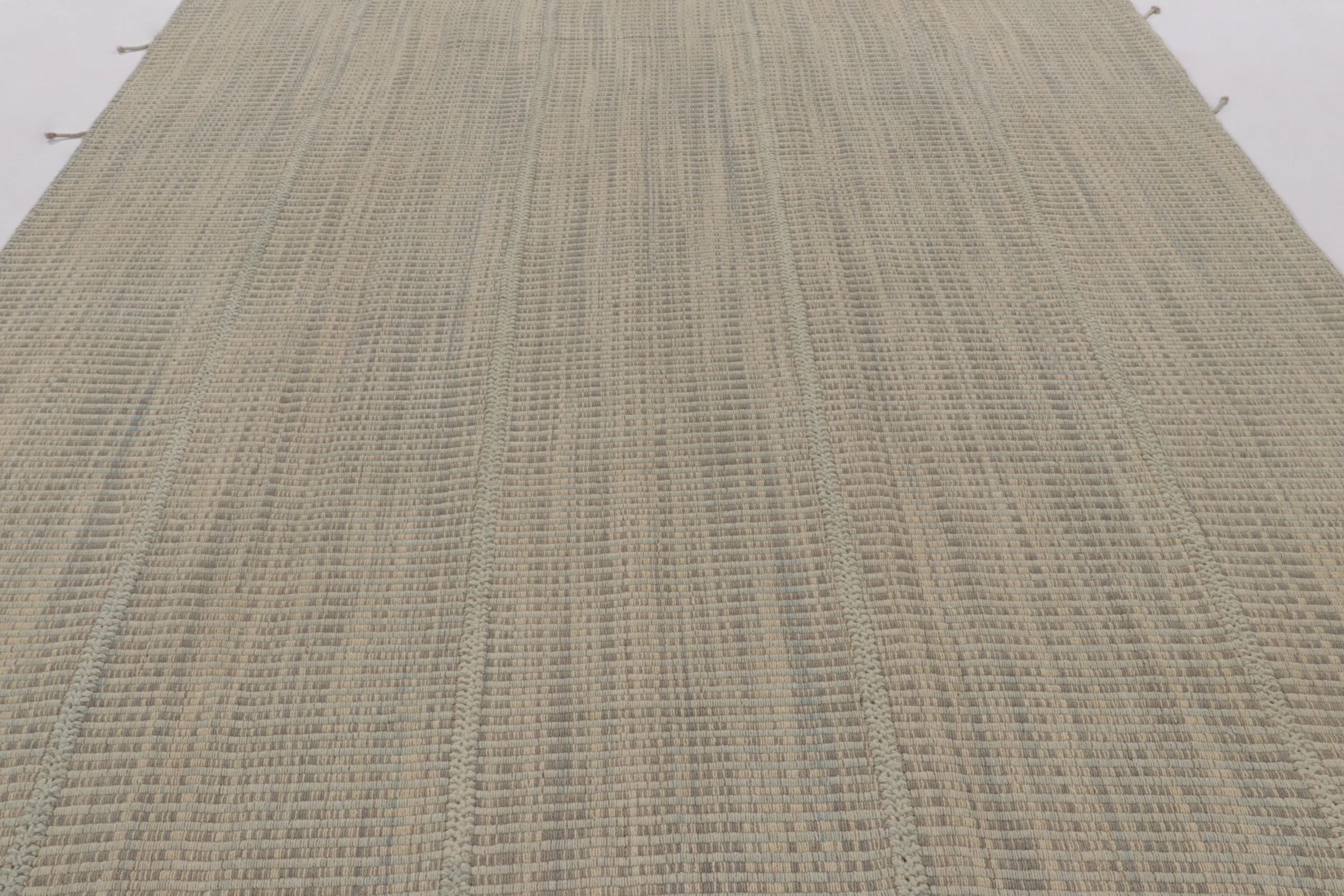 Modern Striped Kilim Rug