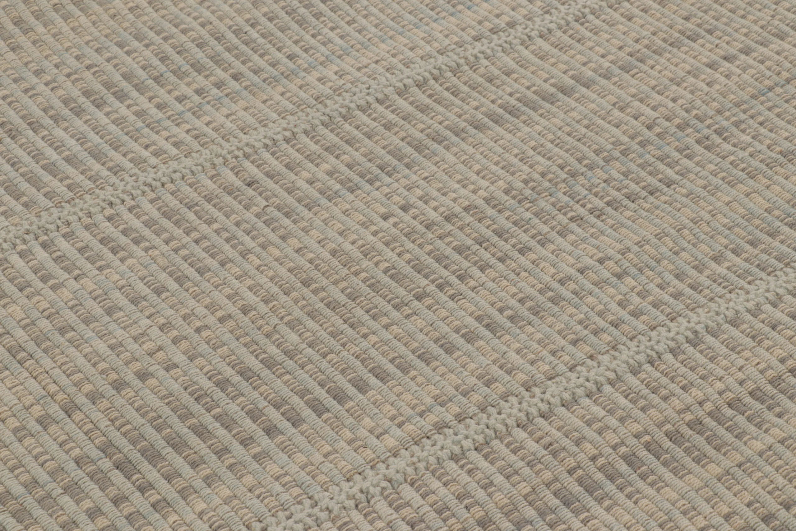 Modern Striped Kilim Rug