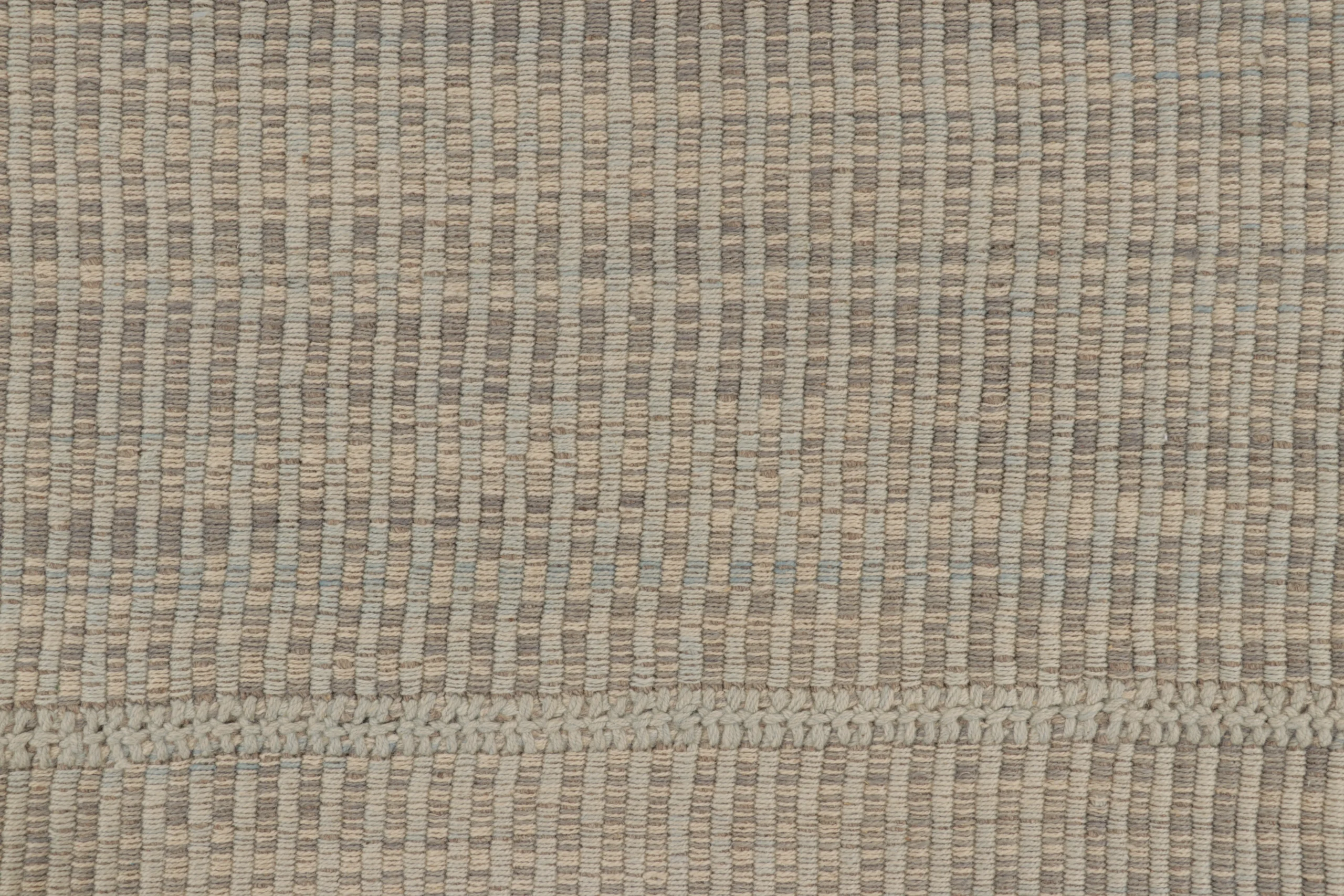 Modern Striped Kilim Rug