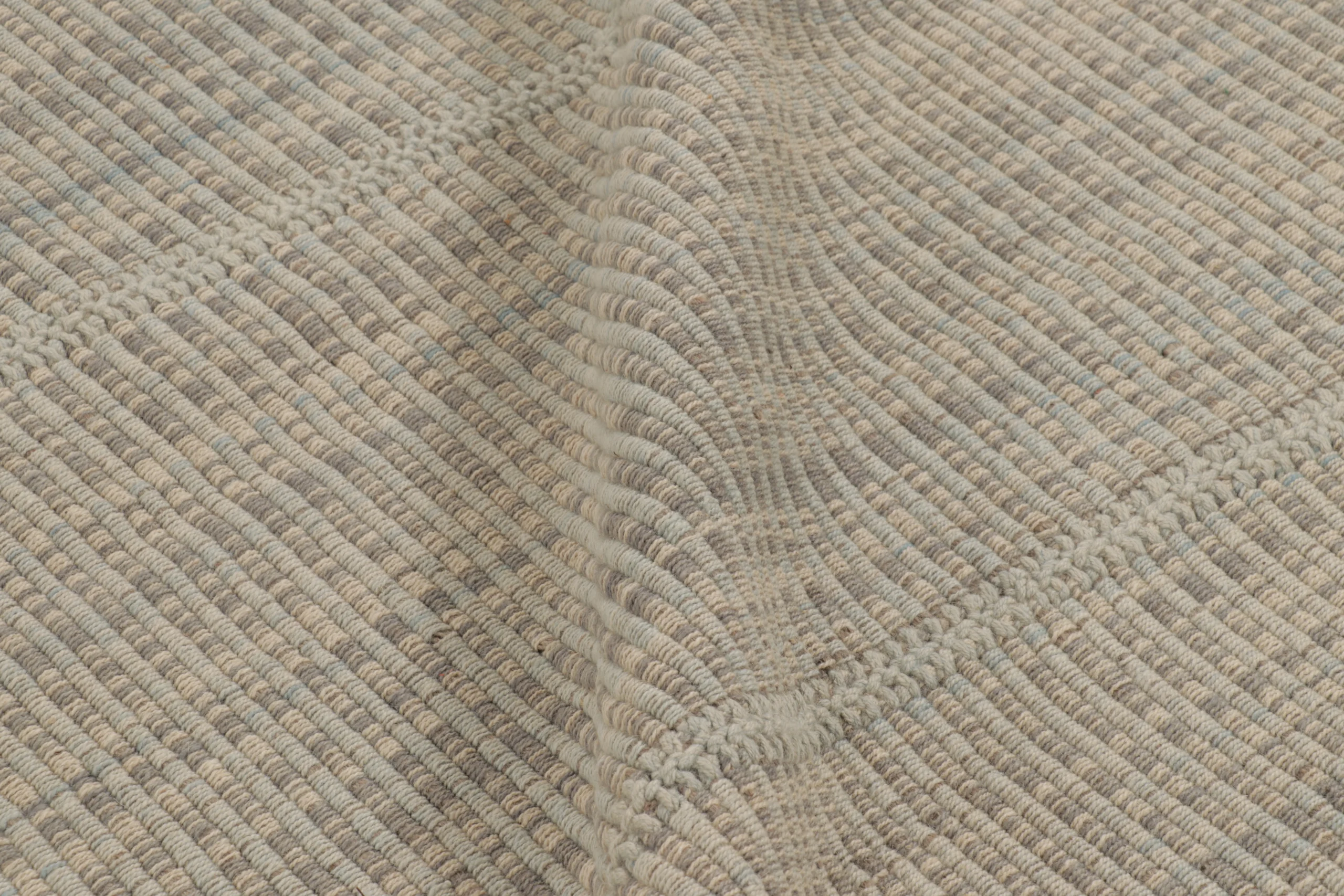 Modern Striped Kilim Rug