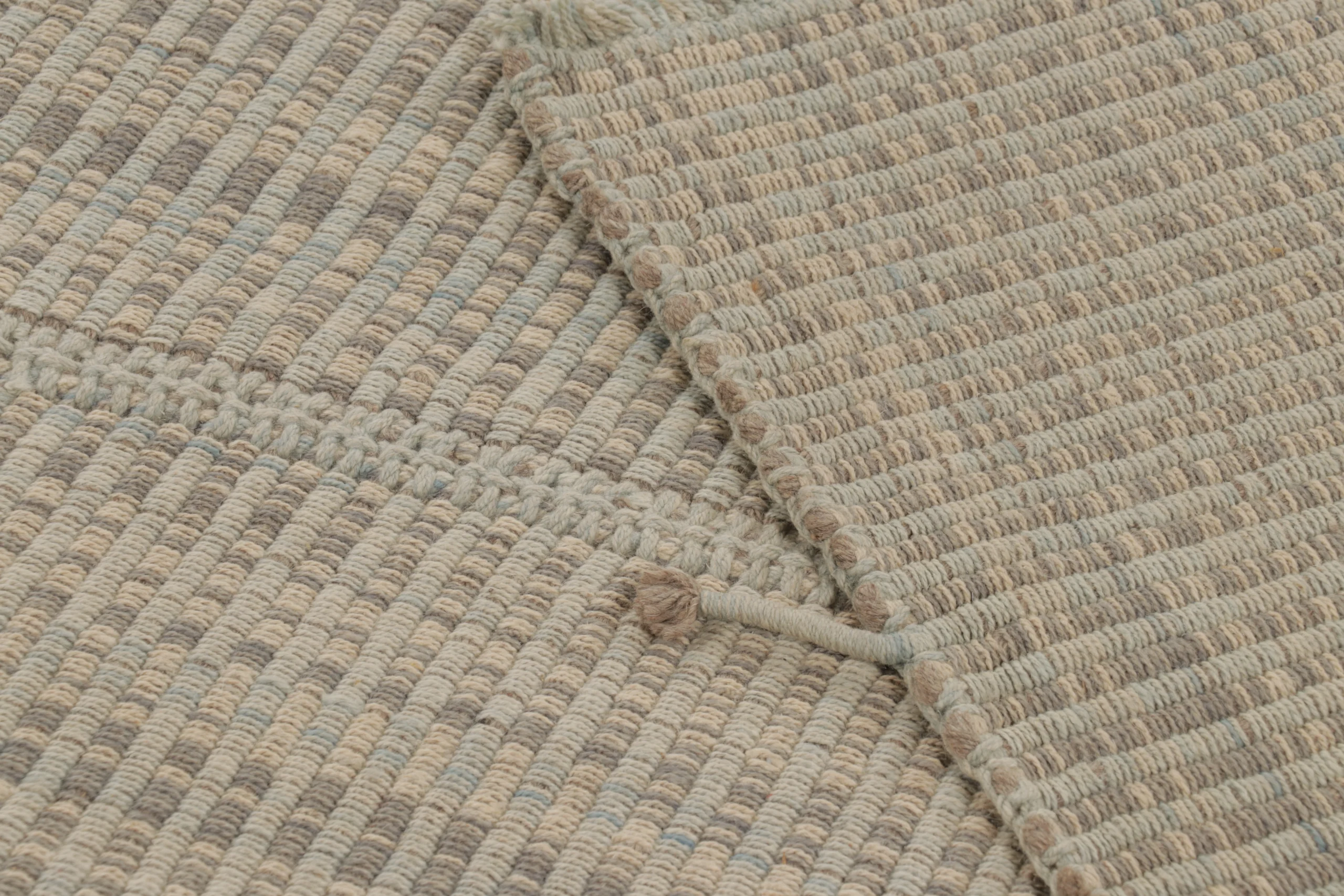 Modern Striped Kilim Rug