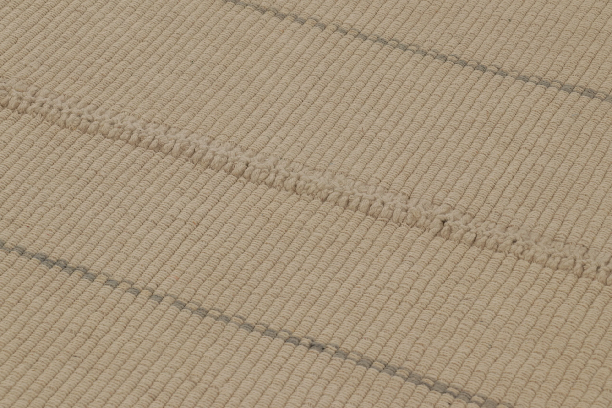 Modern Striped Kilim Rug