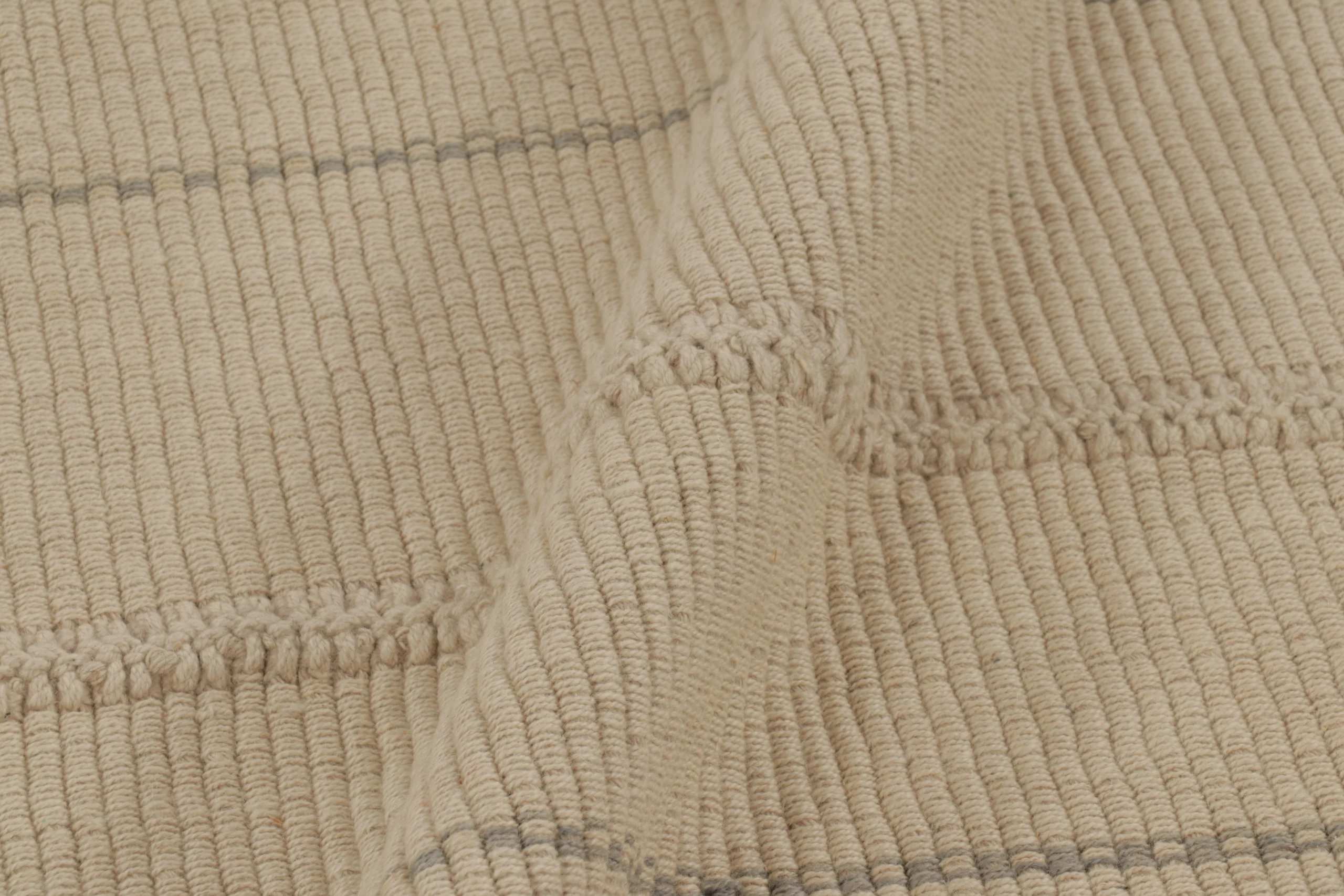 Modern Striped Kilim Rug