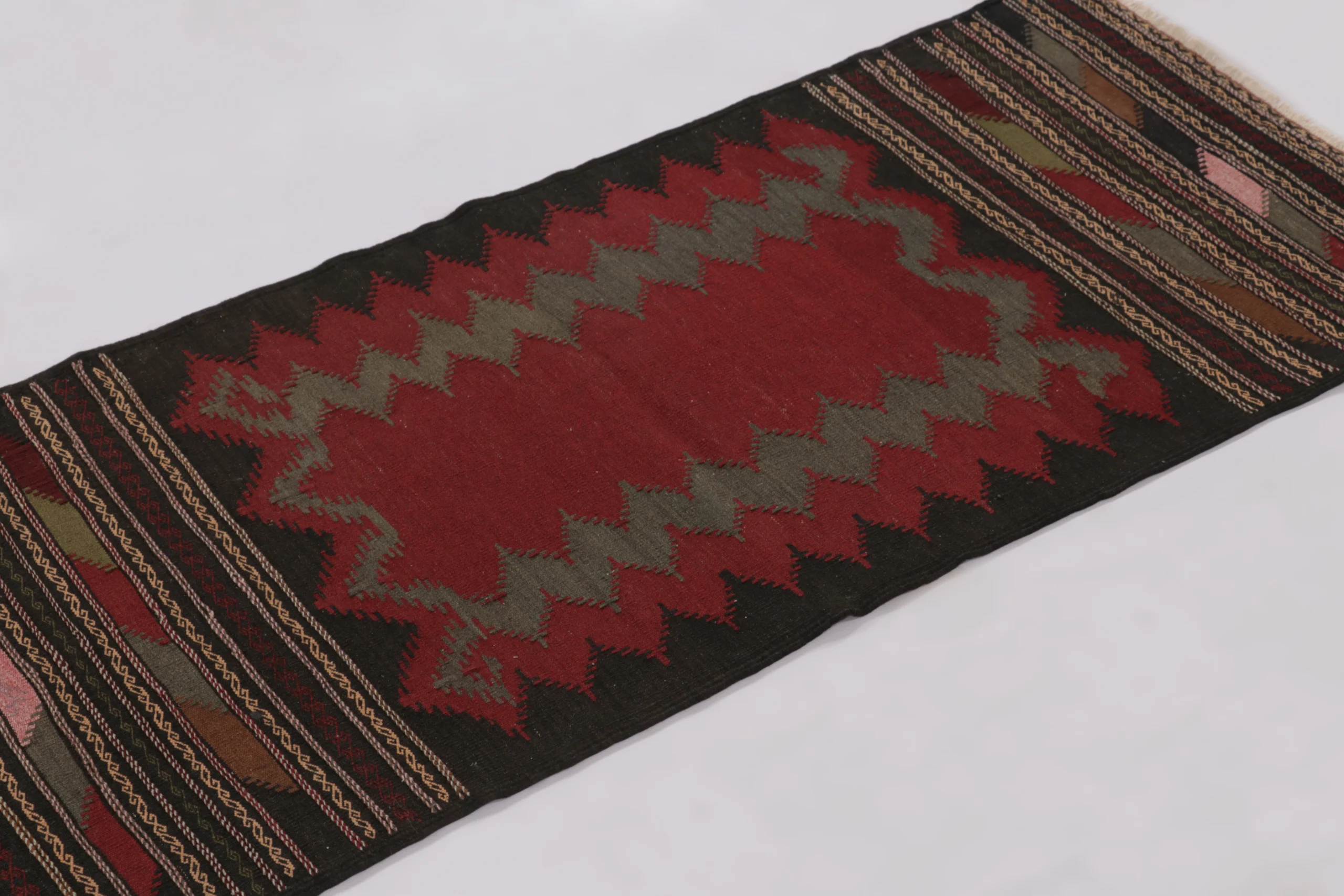 Vintage Persian Runner Kilim