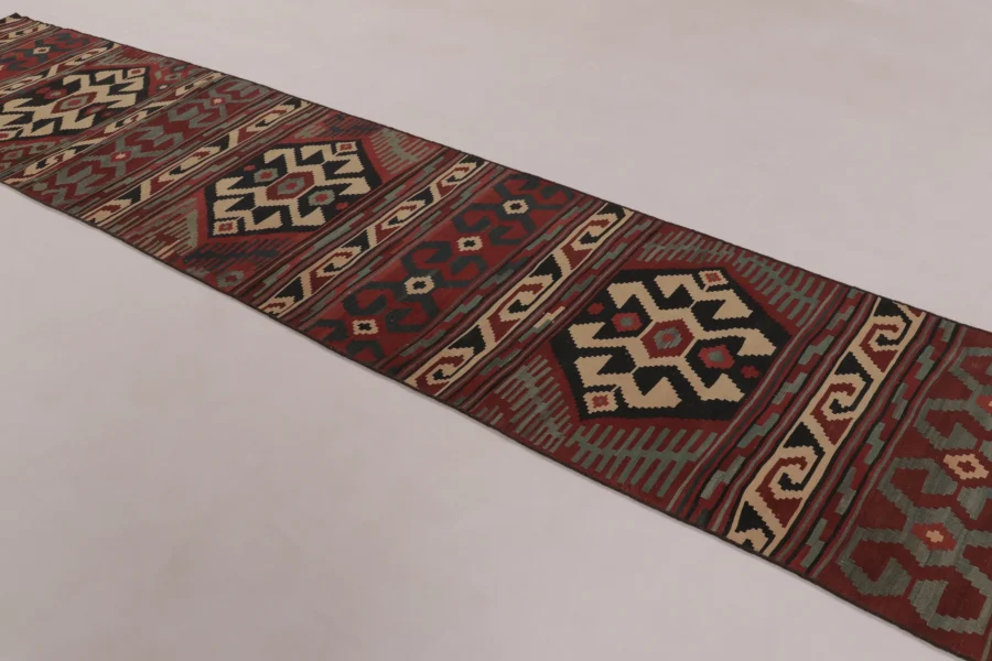 Vintage Geometric Tribal Rug