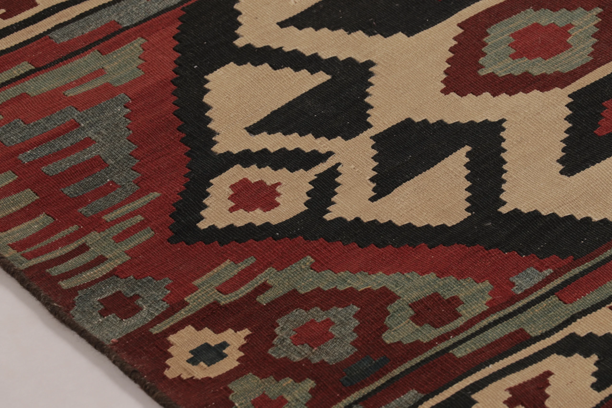 Vintage Geometric Tribal Rug