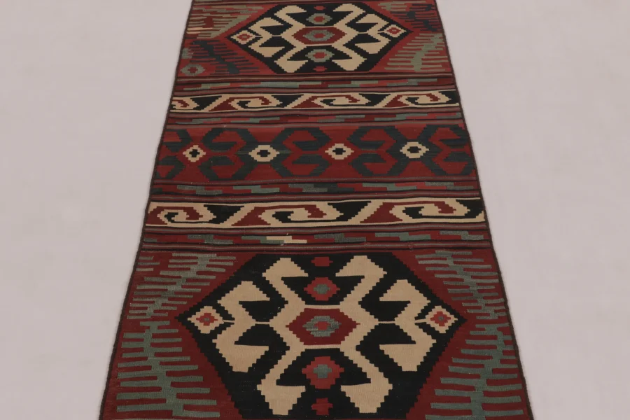 Vintage Geometric Tribal Rug