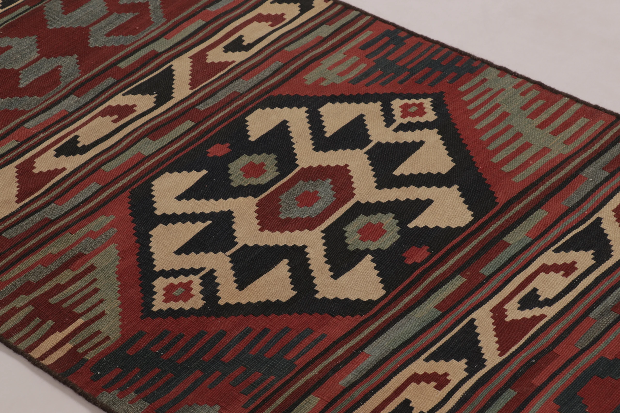 Vintage Geometric Tribal Rug