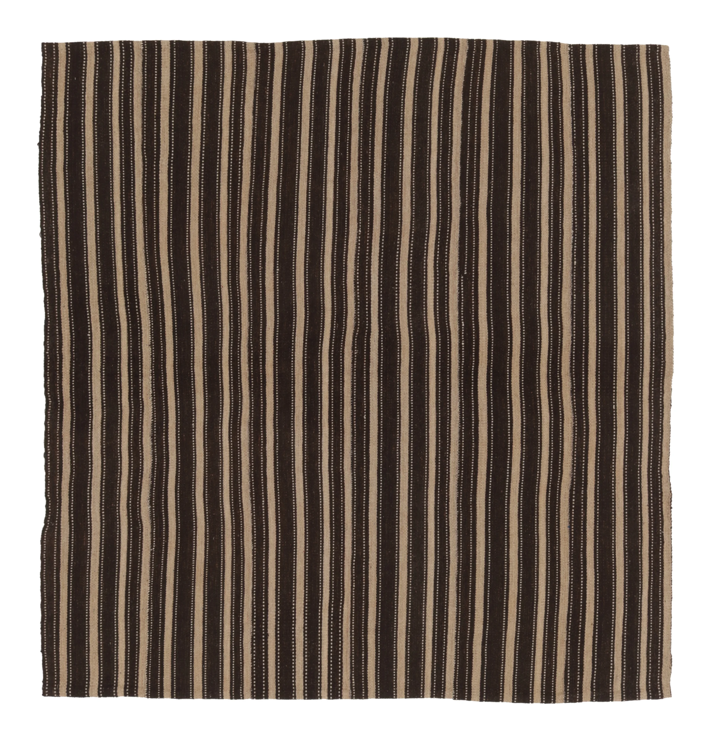 Vintage Persian Striped Kilim
