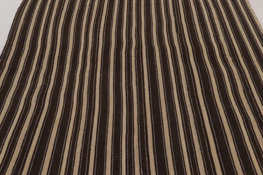 Vintage Persian Striped Kilim