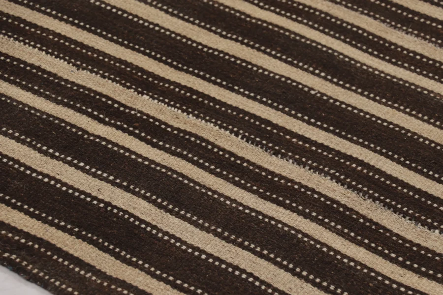 Vintage Persian Striped Kilim