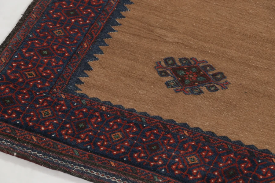 Vintage Afghan Geometric Rug