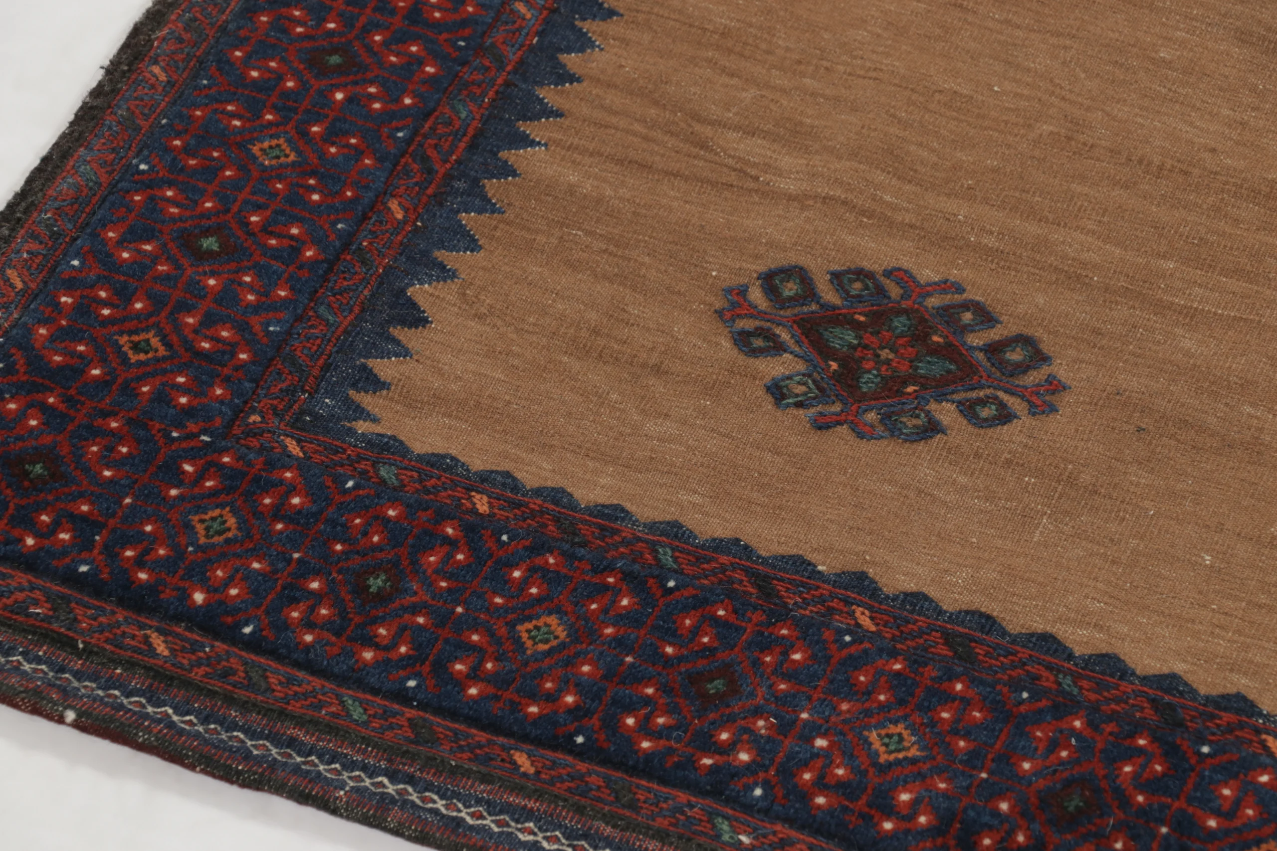 Vintage Afghan Geometric Rug