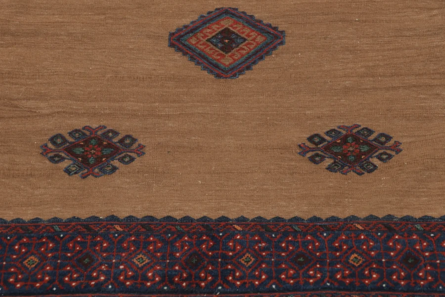 Vintage Afghan Geometric Rug