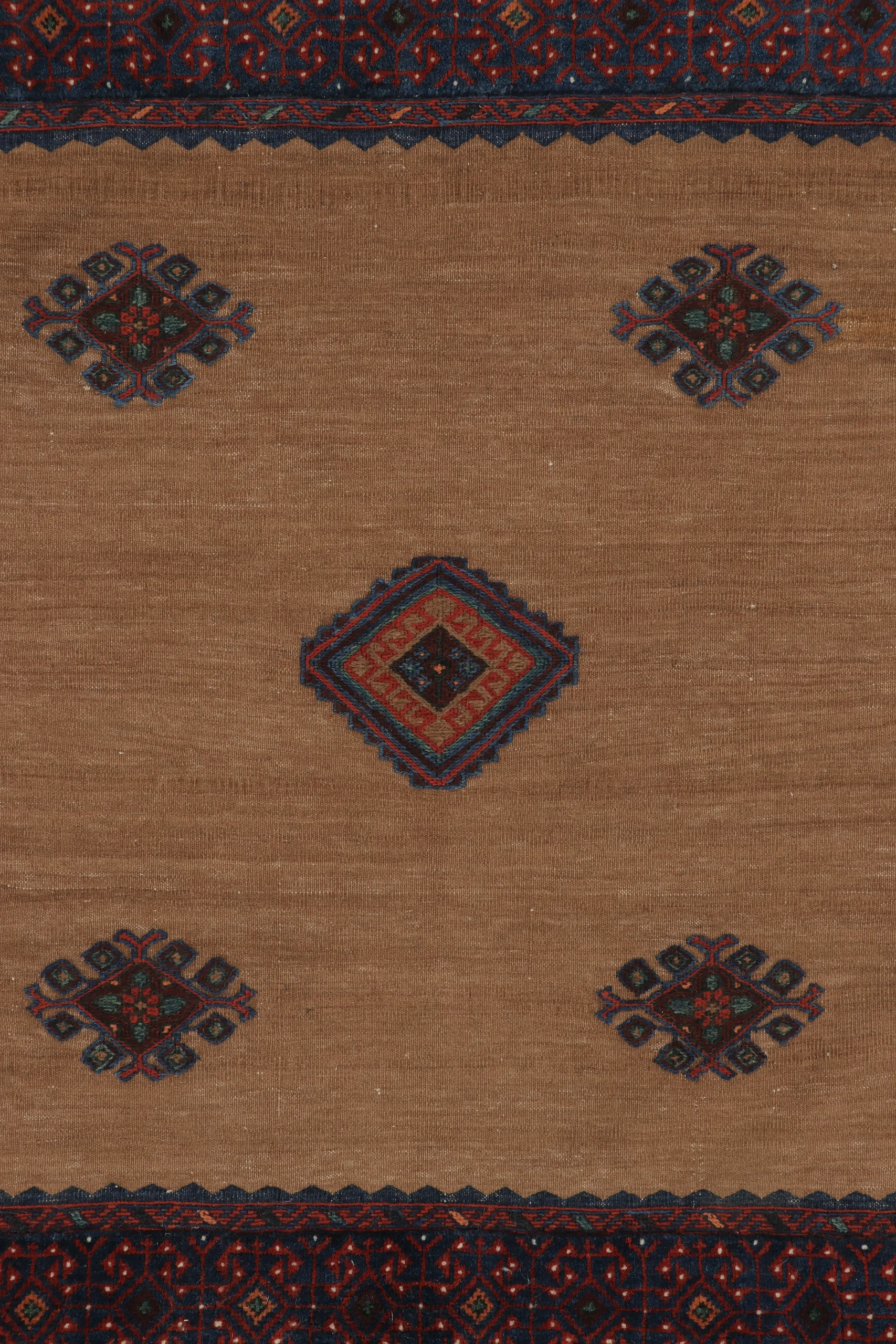 Vintage Afghan Geometric Rug