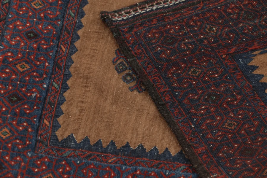 Vintage Afghan Geometric Rug