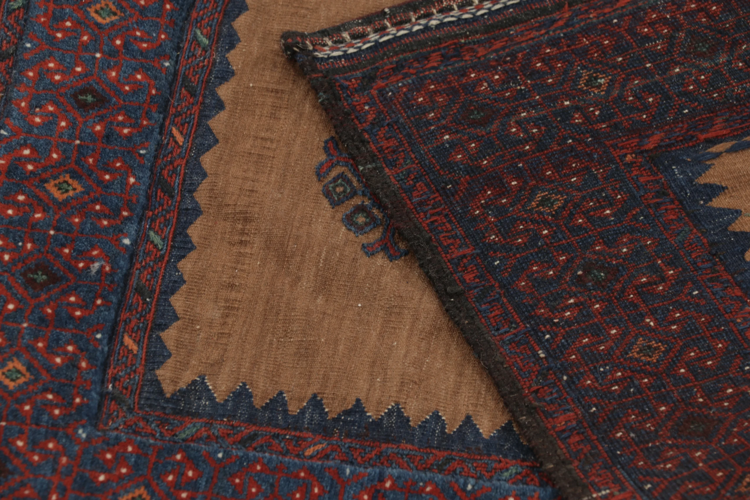 Vintage Afghan Geometric Rug