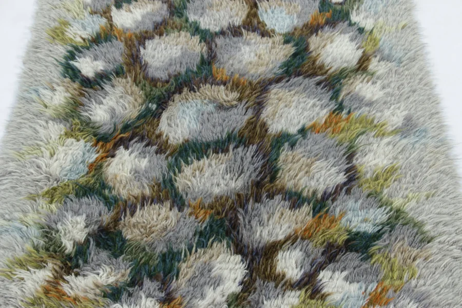 Vintage Swedish Rya Rug