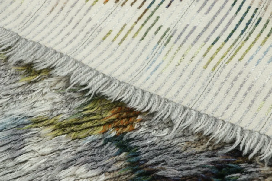 Vintage Swedish Rya Rug