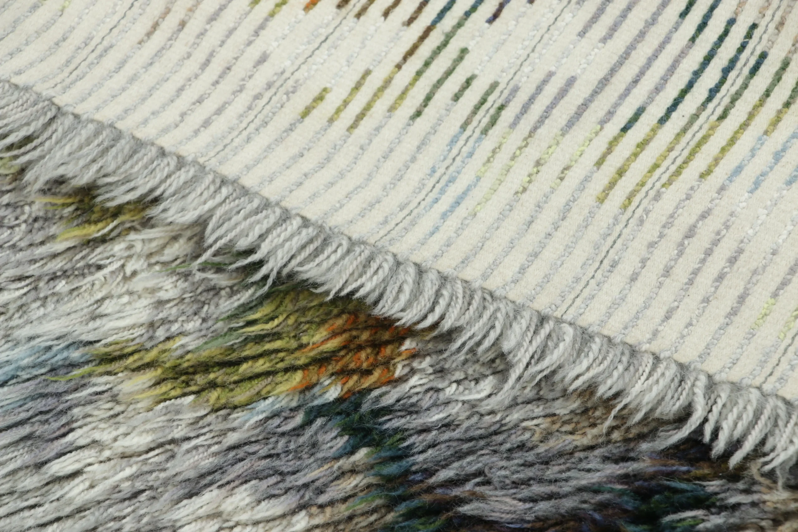 Vintage Swedish Rya Rug