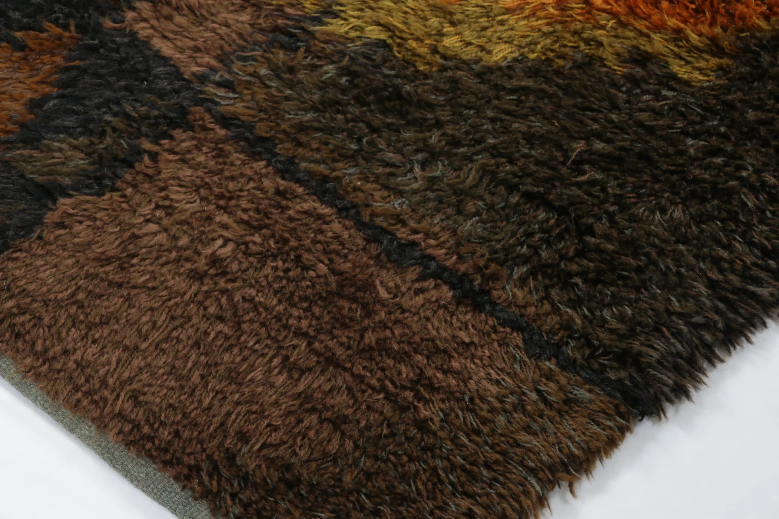 Vintage Swedish Rya Rug