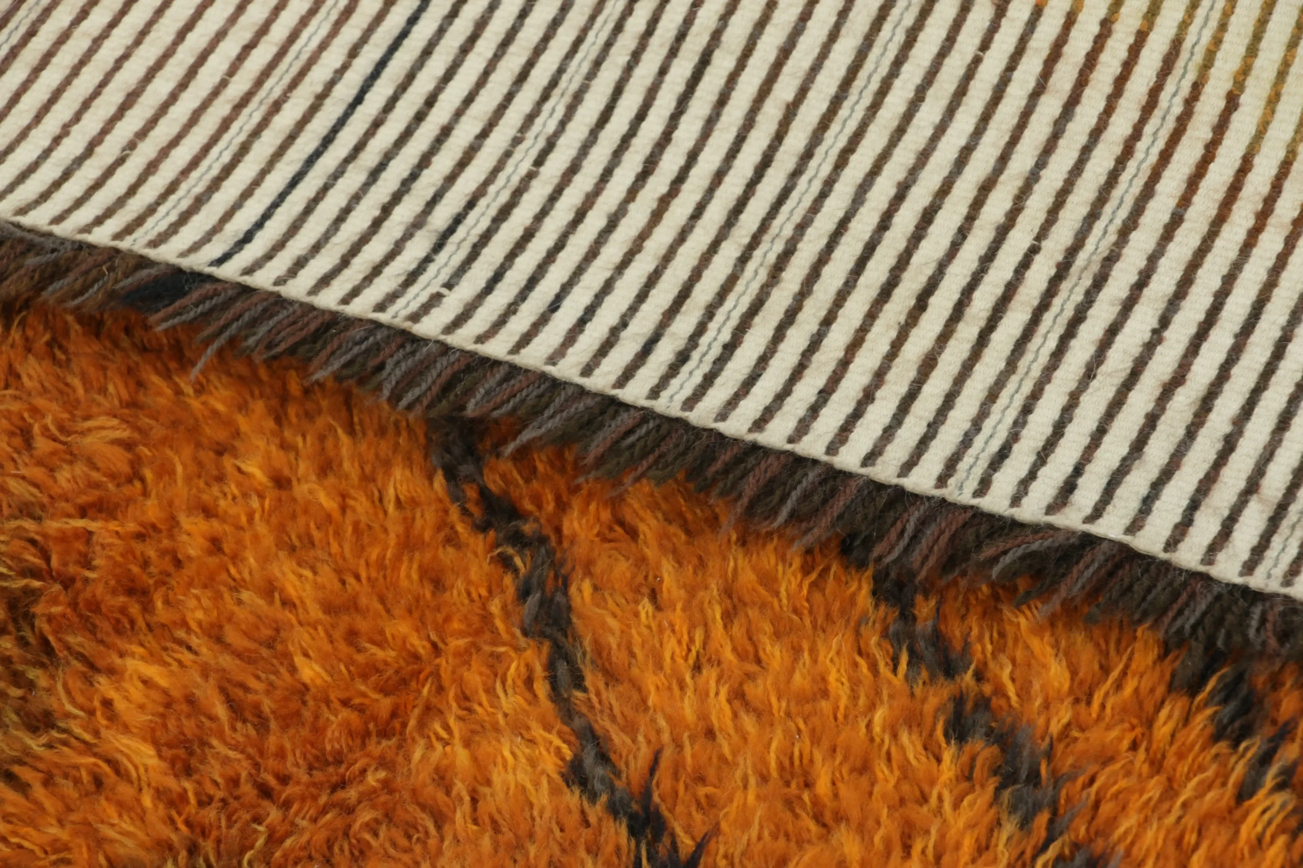 Vintage Swedish Rya Rug