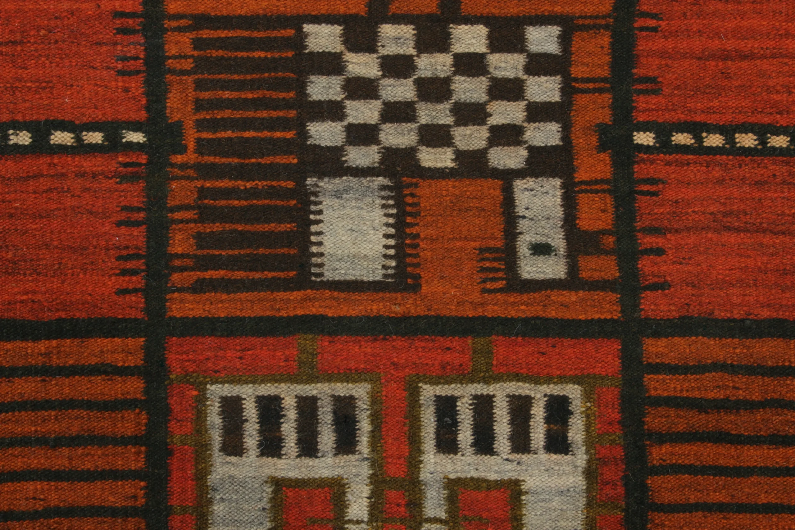 Vintage Swedish Rya Rug