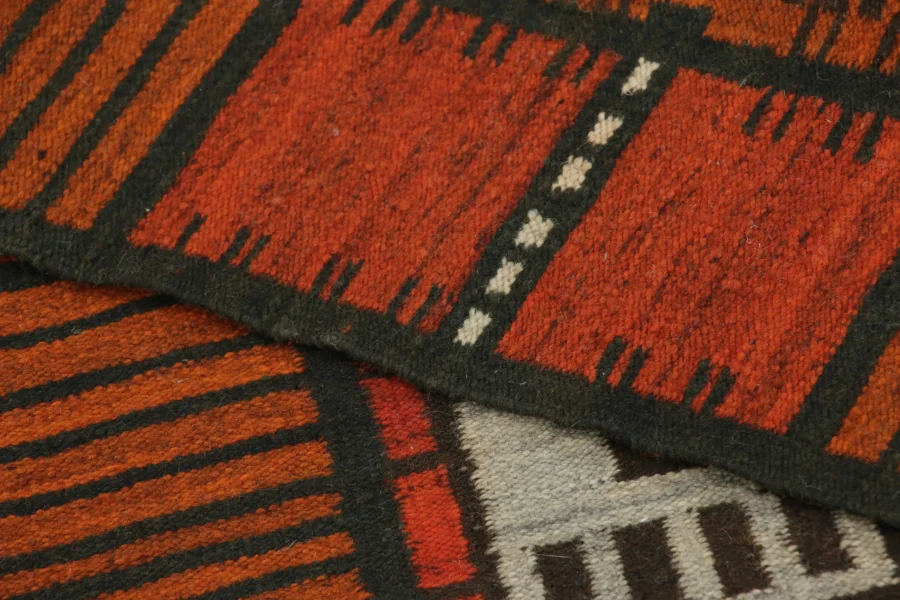 Vintage Swedish Rya Rug