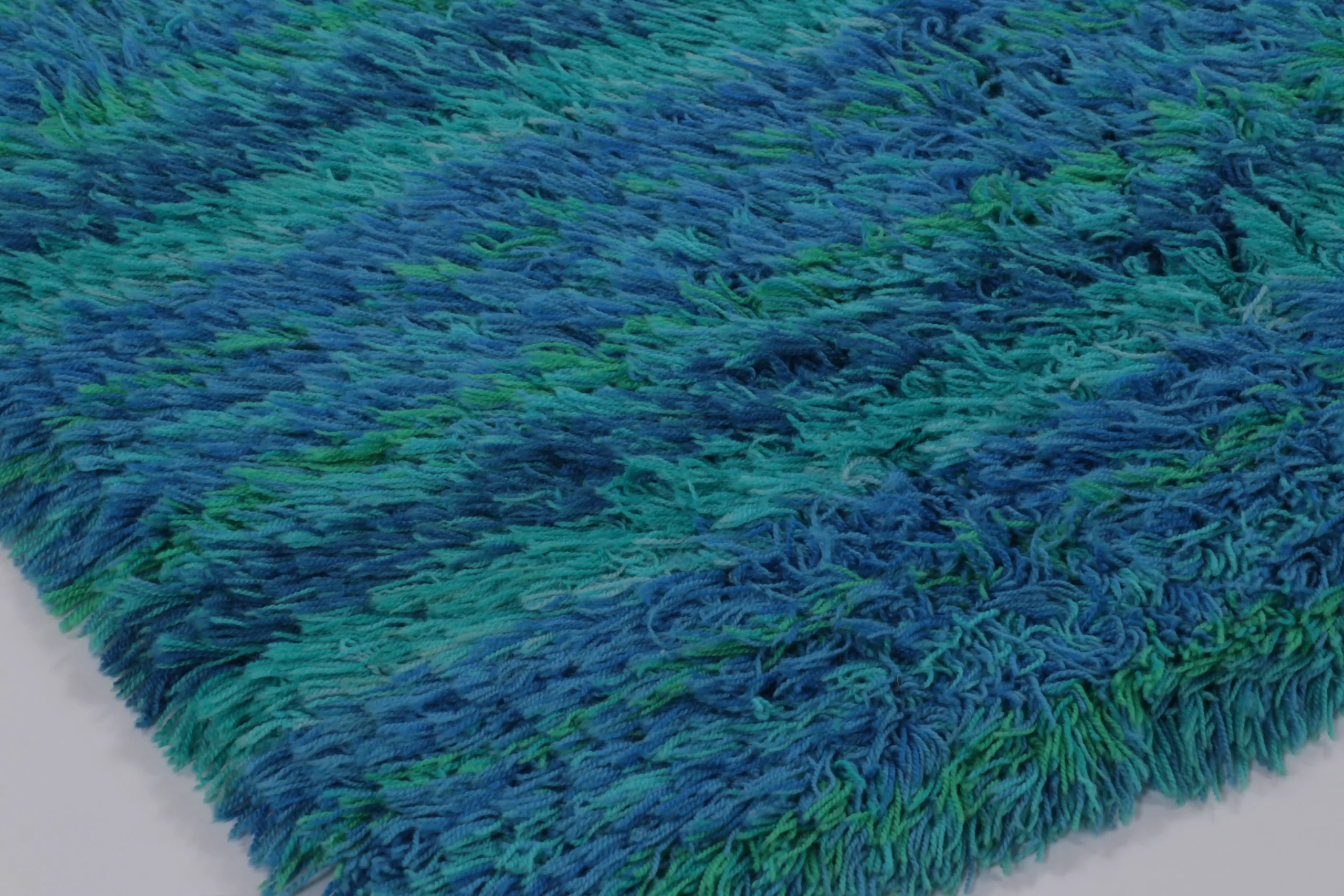 Vintage Swedish Rya Rug